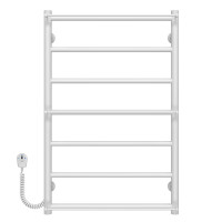 Elektrischer Handtuchwärmer Ladder P7 500х800 Deffi edelstahl (Weiss, EF16, Linker Anschluss)