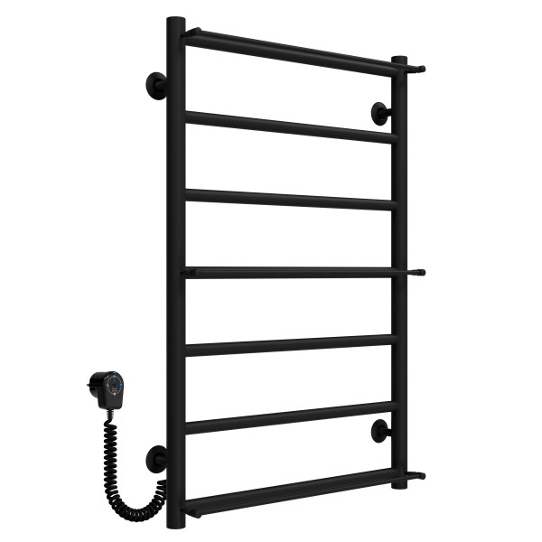 Elektrischen Handtuchwärmer kaufen Ladder P7 500х800 Deffi edelstahl (Schwarz, EF16, Linker Anschluss) 