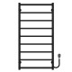 Buy electric heated towel rail Ladder P9 500х1000 Deffi stainless steel (Black, EF16, Right connection)