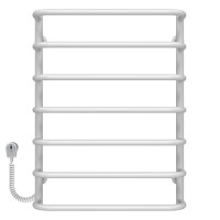 Elektryczny podgrzewacz ręczników Standard P7 500х700 Deffi painted steel (Biały, EF16, Połączenie lewe)