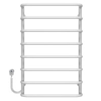 Elektrischer Handtuchwärmer Standard P8 500х800 Deffi painted steel (Weiss, EF16, Linker Anschluss)