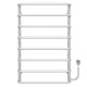 Buy an electric heated towel rail Standard P8 500х800 Deffi painted steel (White, EF16, Right connection)