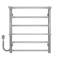 Elektrischer Handtuchwärmer Terma Plus P6 500х600 Deffi edelstahl (Chrom, EF16, Linker Anschluss)