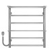 Buy electric heated towel rail Terma Plus P6 500х600 Deffi stainless steel (Chrome, EF16, Left connection)