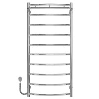 Elektryczny podgrzewacz ręczników Classic N P10 500х1100 Deffi stal nierdzewna (Chrome, EF16, Połączenie lewe)