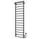 Buy electric heated towel rail Classic N P16 500х1700 Deffi stainless steel (Black, EF16, Right connection)