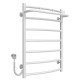 Buy electric heated towel rail Classic N P7 500х700 Deffi stainless steel (White, EF16, Left connection)