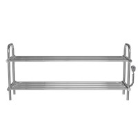 Shoe rack electric 500x1050 Deffi stainless steel (Chrome, EF16, Right connection)