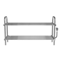 Shoe rack electric 500x850 Deffi edelstahl (Chrom, EF16, Richtige Verbindung)