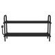 Shoe rack electric 500x850 Deffi edelstahl (Schwarz, EF16, Linker Anschluss)