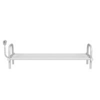 Shoe rack electric 250x850 Deffi edelstahl (Weiss, EF16, Linker Anschluss)