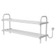 Shoe rack electric 500x1050 Deffi edelstahl (Weiss, EF16, Richtige Verbindung)