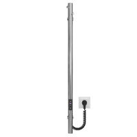 Electric heated towel rail Chloe 30x900 Deffi stainless steel (Chrome, JD03)