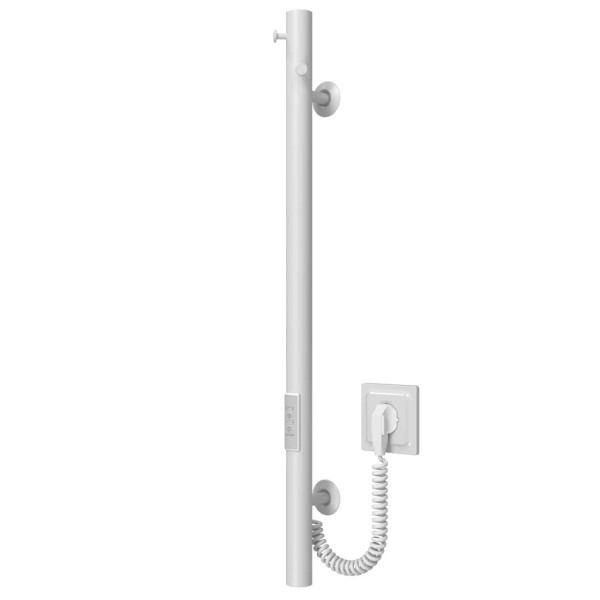 Buy electric heated towel rail Chloe 30x700 Deffi stainless steel (White, WD03)