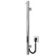 Buy electric heated towel rail Chloe 30x700 Deffi stainless steel (Chrome, JD03)