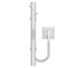 Рушникосушарка електрична Chloe 30x500 Deffi нержавіюча сталь (Білий, WD03)