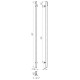 Купити рушникосушарку електричну Chloe 30x1400 Deffi нержавіюча сталь (Хром, JD03)