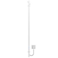 Полотенцесушитель электрический Holly 30x1200 Deffi нержавеющая сталь (Белый, WD04)