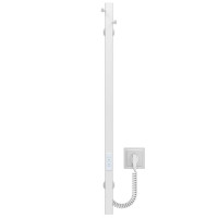 Elektrischer Handtuchwärmer Holly 30x800 Deffi edelstahl (Weiss, WD04)