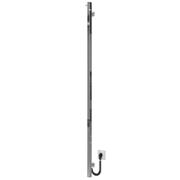 Купить полотенцесушитель электрический Holly 30x1600 Deffi нержавеющая сталь (Хром, JD04)