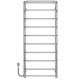 Buy an electric heated towel rail Standard with shelf P10 500х1200 Deffi stainless steel (Chrome, EF16, Left connection)