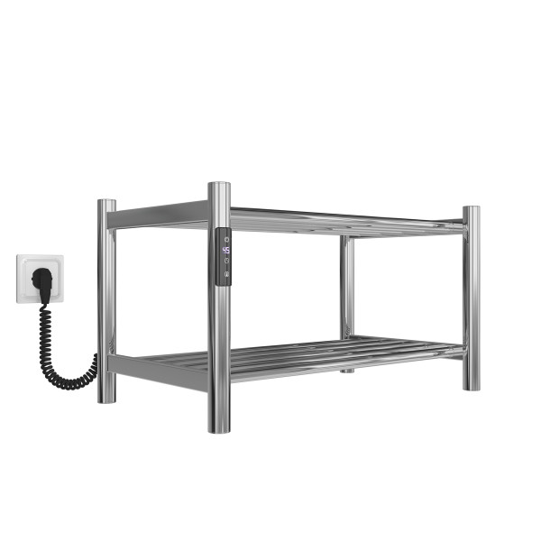 Сушарка електрична Tiffany П2 350x600 Deffi нержавіюча сталь (Хром,JD03,Ліве підключення)