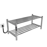 Сушарка електрична Tiffany П2 350x800 Deffi нержавіюча сталь (Хром,JD03,Ліве підключення)