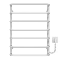 Elektrischer Handtuchwärmer Standard P7 500х700 Deffi painted steel (Weiss, WD03, Richtige Verbindung)