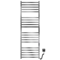 Elektrischer Handtuchwärmer Magnus P20 500х1600 Deffi edelstahl (Chrom, JD04, Richtige Verbindung)