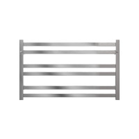 Water heated towel rail Chanel P6 800х500 Deffi stainless steel (Chrome, Bottom connection)