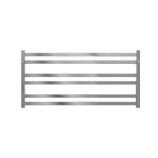 Water heated towel rail Chanel P6 900х500 Deffi stainless steel (Chrome, Bottom connection)