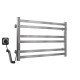 Buy electric heated towel rail Chanel P6 800х500 Deffi stainless steel (Chrome, Left connection)