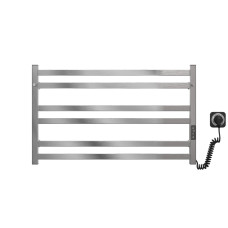 Electric heated towel rail Chanel P6 800х500 Deffi stainless steel (Chrome, Right connection)