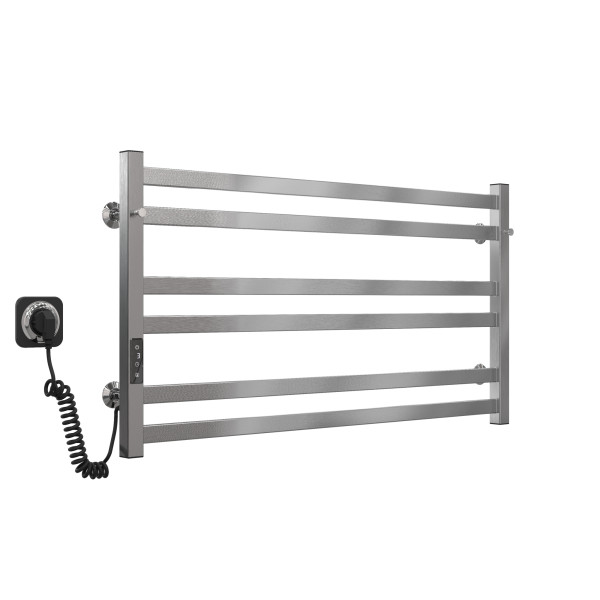 Buy electric heated towel rail Chanel P6 900х500 Deffi stainless steel (Chrome, Left connection)