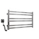 Buy electric heated towel rail Chanel P6 900х500 Deffi stainless steel (Chrome, Left connection)