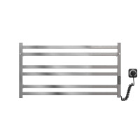 Electric heated towel rail Chanel P6 900х500 Deffi stainless steel (Chrome, Right connection)