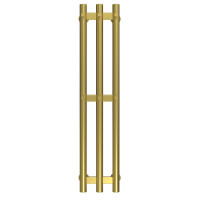 Podgrzewany wieszak na ręczniki Zara P3 140х800 Deffi stal nierdzewna (Gold, Połączenie dolne)