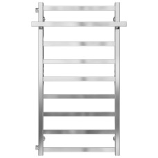 Water heated towel rail Nicolе P9 500х1000 Deffi stainless steel (Chrome, Side left connection)