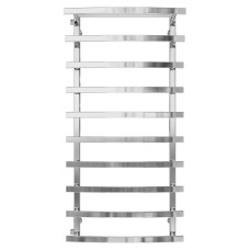 Water heated towel rail Lotos P10 500х1200 Deffi stainless steel (Chrome, Side left connection)