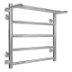 Buy water heated towel rail Terma P5 500х500 Deffi stainless steel (Chrome, Side left connection)