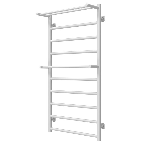 Buy a water heated towel rail Terma Plus P10 500х1000 Deffi stainless steel (White, Bottom connection)