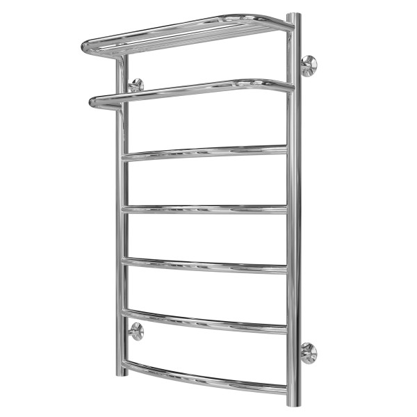 Buy Water heated towel rail Hotel P7 500х800 Deffi stainless steel (Chrome, Bottom connection)