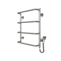 Elektrischer Handtuchwärmer Standard P4 400х600 Deffi edelstahl (Chrom, EF16, Richtige Verbindung)
