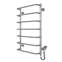 Elektrischer Handtuchwärmer Standard P7 500х900 Deffi edelstahl (Chrom, EF16, Richtige Verbindung)