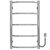Electric heated towel rail Trapezium P5 400х700 Deffi stainless steel (Chrome, EF16, Right connection)