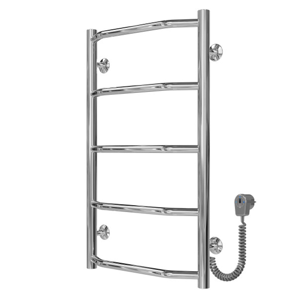 Kup elektryczny podgrzewacz ręczników Trapezium P5 400х700 Deffi stal nierdzewna (Chrome, EF16, Prawe połączenie) 