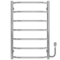 Elektryczny podgrzewacz ręczników Trapezium P7 500х800 Deffi stal nierdzewna (Chrome, EF16, Prawe połączenie)