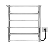 Elektrischer Handtuchwärmer Terma Plus P6 500х600 Deffi edelstahl (Chrom, JD03, Richtige Verbindung)