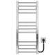 Buy electric heated towel rail Lima P12 300х800 Deffi stainless steel (Chrome, JD04, Right connection)