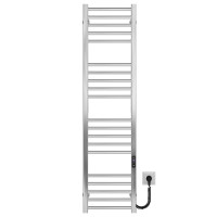 Elektryczny podgrzewacz ręczników Lima P20 400х1300 Deffi stal nierdzewna (Chrome, JD04, Prawe połączenie)